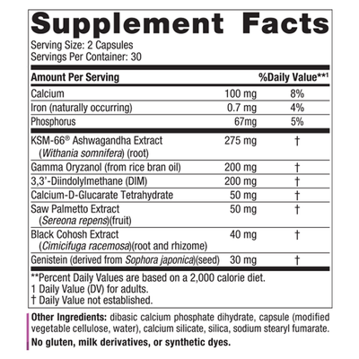 Menopause Support 60c Curated Wellness