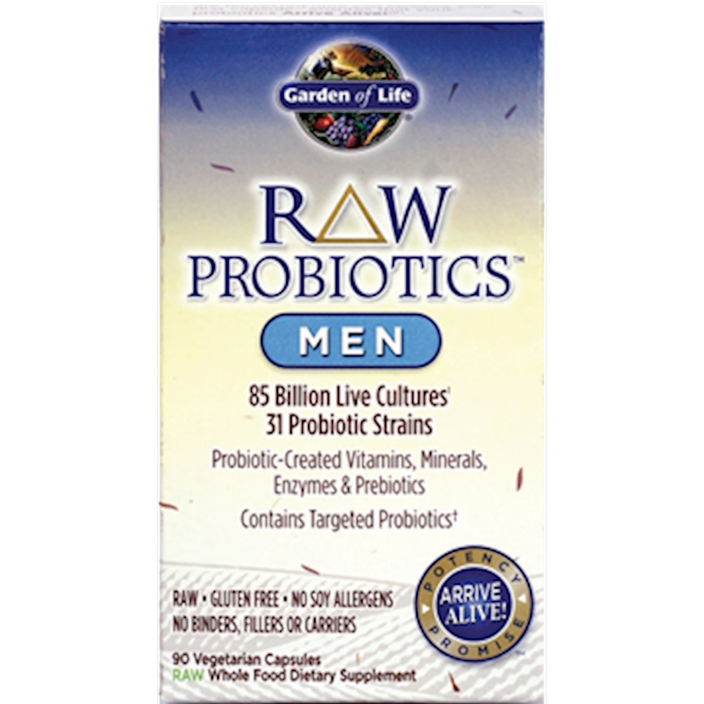 RAW Probiotics Men 90 vcaps Curated Wellness