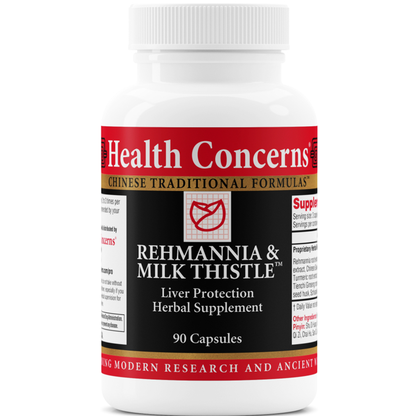 Rehmannia & Milk Thistle 90 tabs Curated Wellness