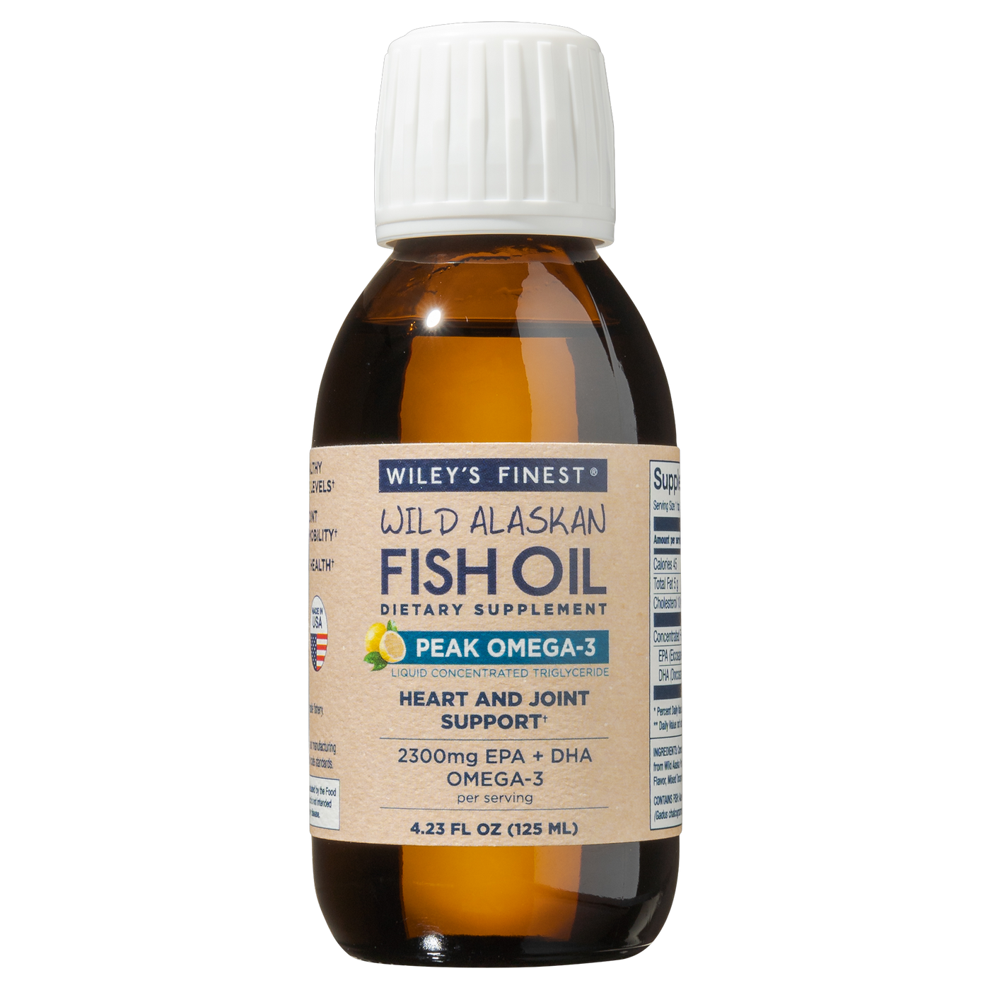 Wild Alaskan Peak Fish Oil 4.23 fl oz Curated Wellness