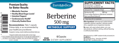 Berberine 500 mg  Curated Wellness