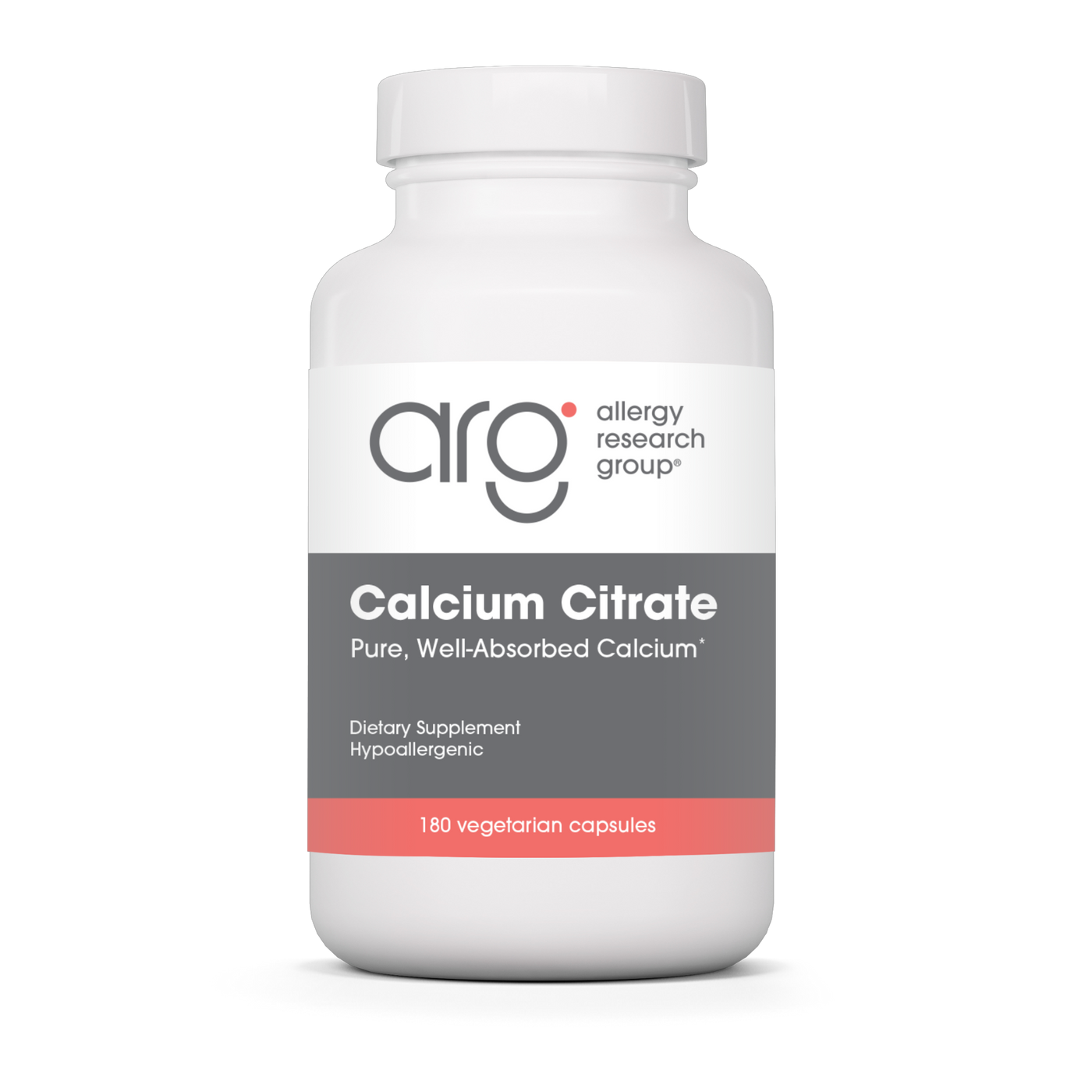 Calcium Citrate 150 mg 180 caps Curated Wellness