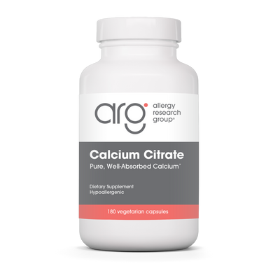 Calcium Citrate 150 mg 180 caps Curated Wellness