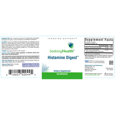 Histamine Digest  Curated Wellness