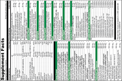 Green Vibrance 15 Servings Curated Wellness