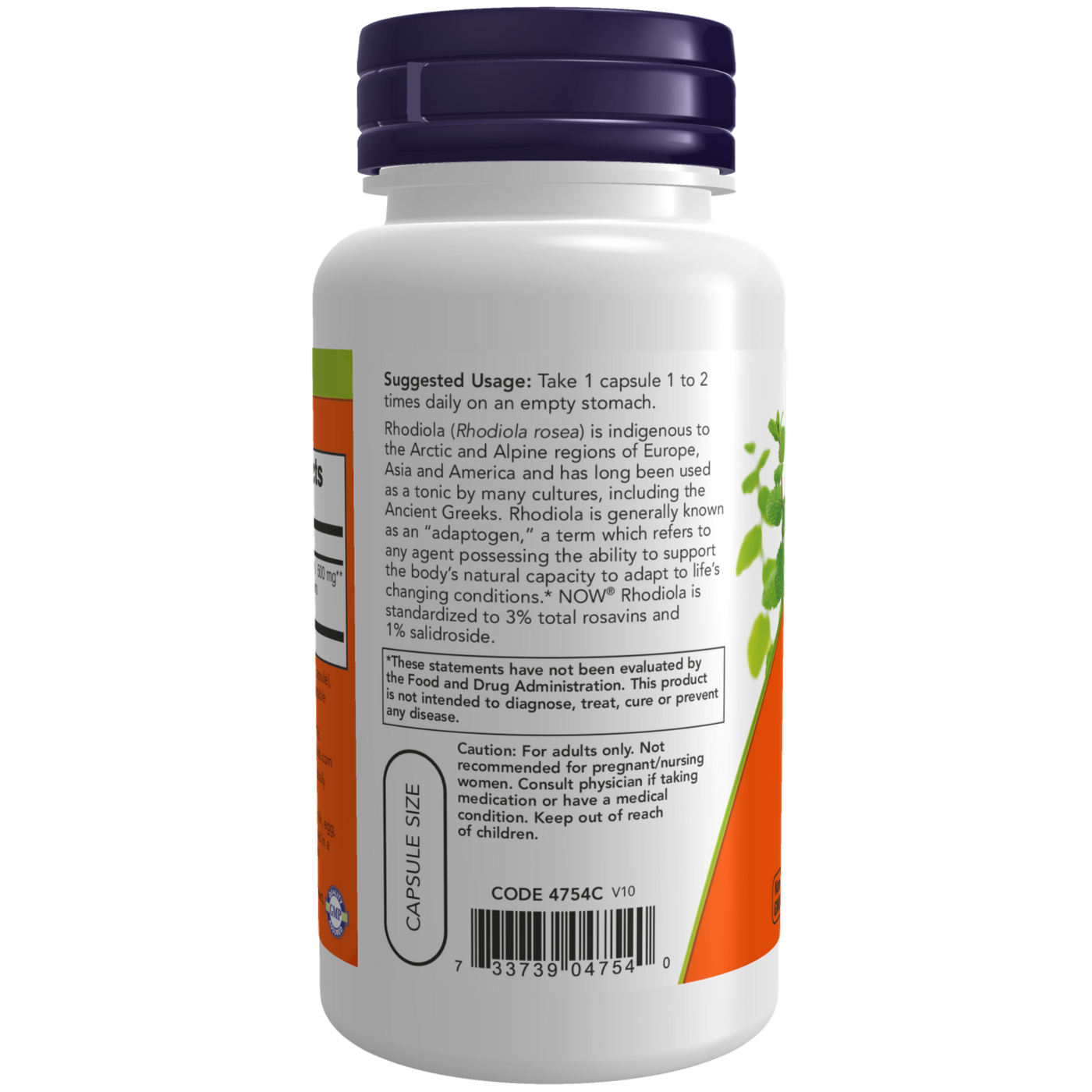 Rhodiola 500 mg  Curated Wellness