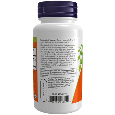 Rhodiola 500 mg  Curated Wellness