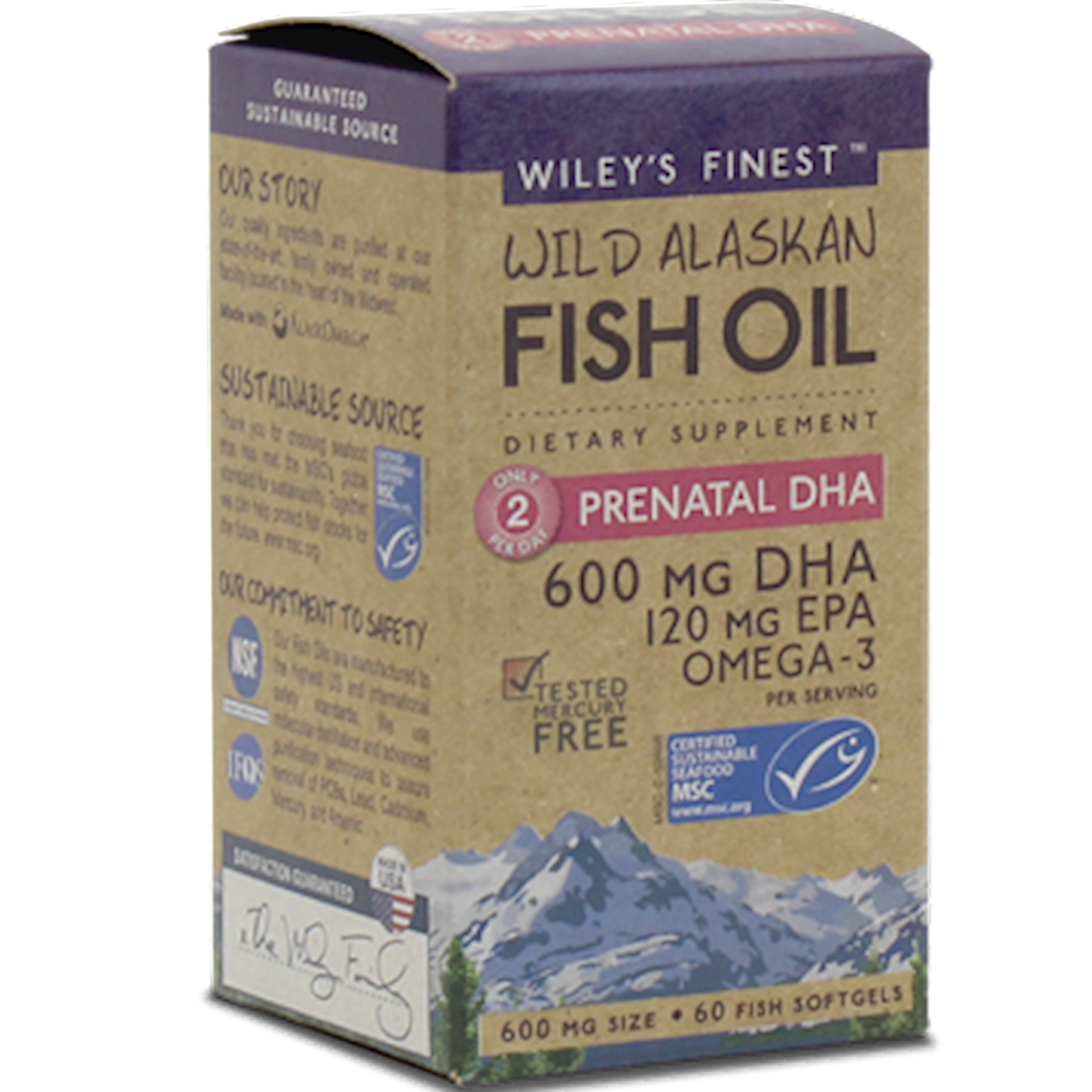 Wild Alaskan Prenatal DHA  Curated Wellness