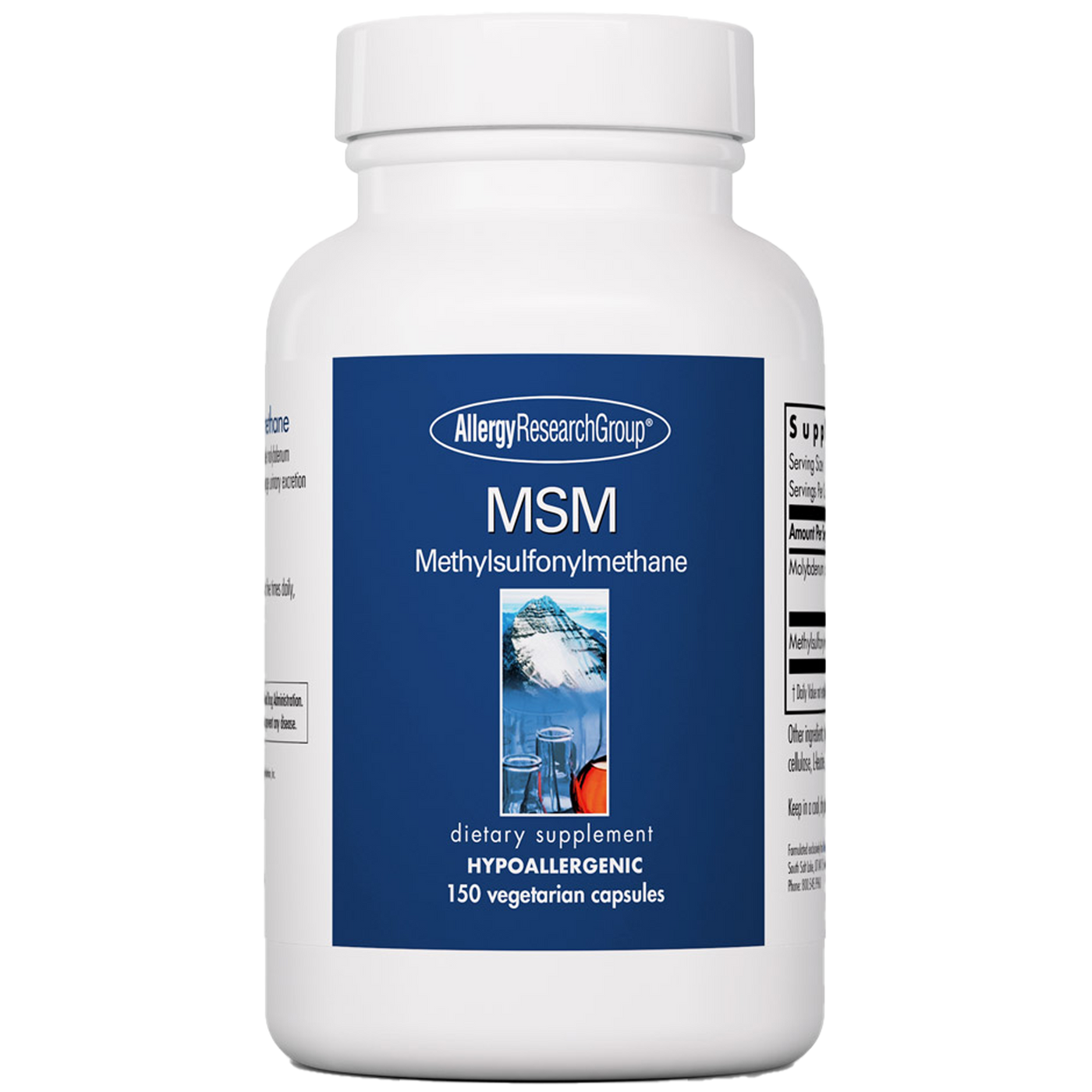 MSM 1500 mg  Curated Wellness