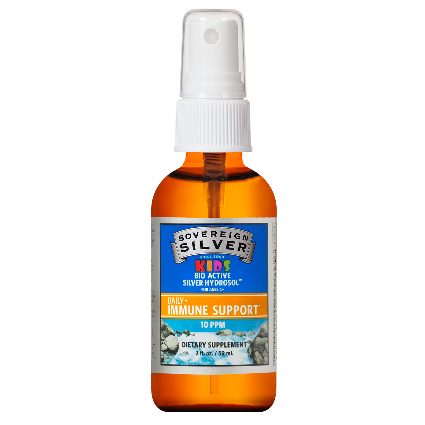 Silver Hydrosol For Kids spray 2 fl oz Curated Wellness