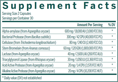 V-Enzymes 60 vcaps Curated Wellness