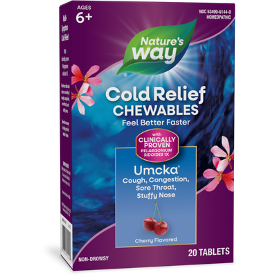 Umcka ColdCare Cherry 20 chew Curated Wellness