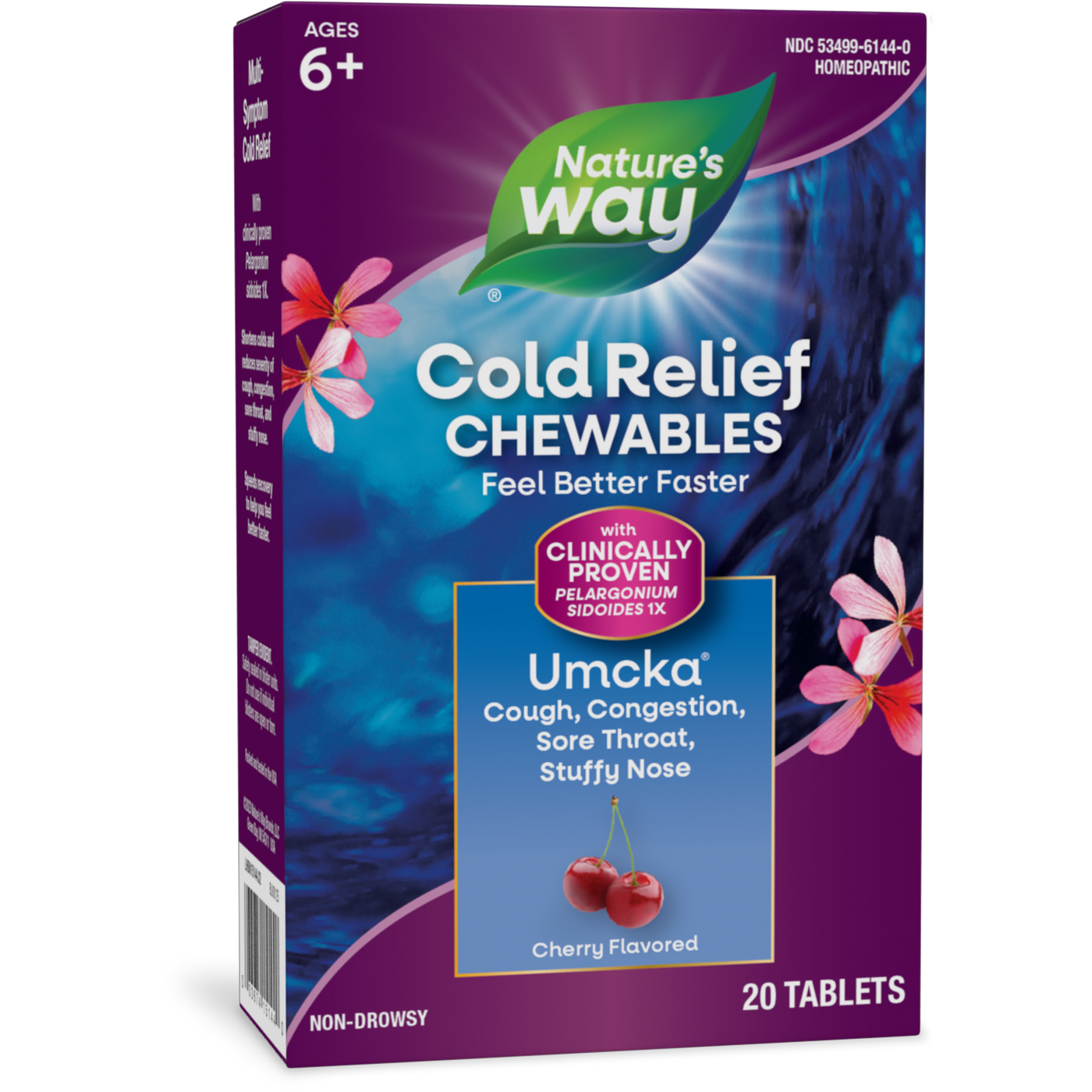 Umcka ColdCare Cherry 20 chew Curated Wellness