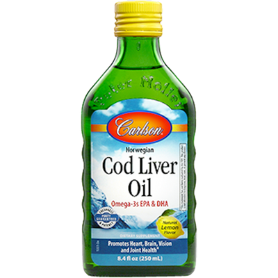 Cod Liver Oil Lemon 8.4 fl oz Curated Wellness