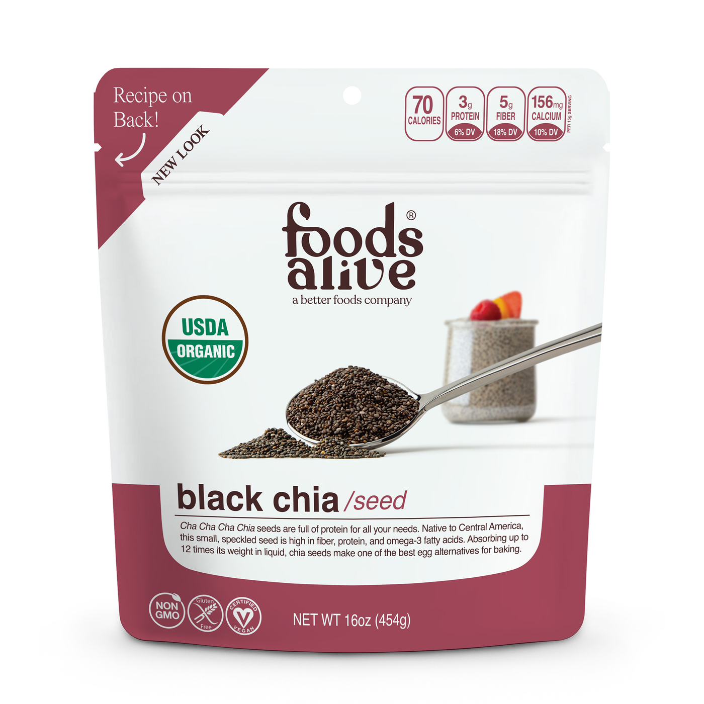 Black Chia Seed Organic  Curated Wellness