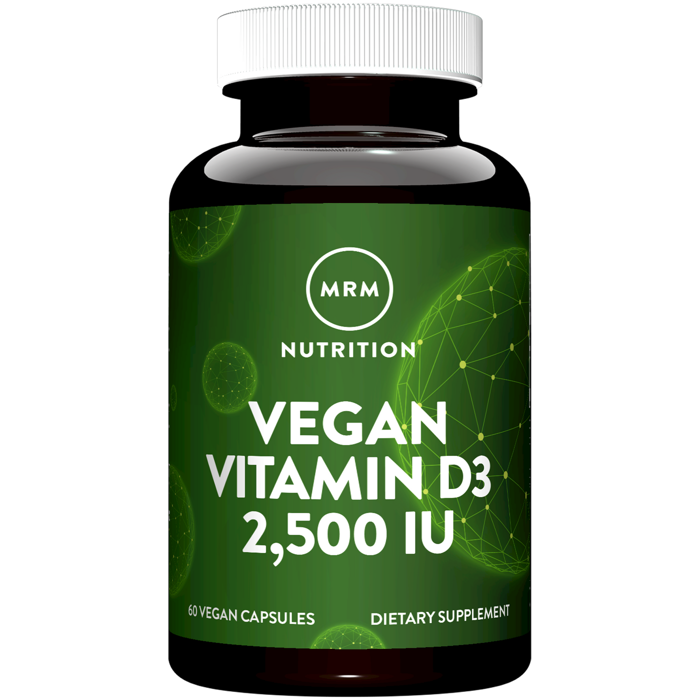 Vegan Vitamin D3 2500IU 60 vcaps Curated Wellness