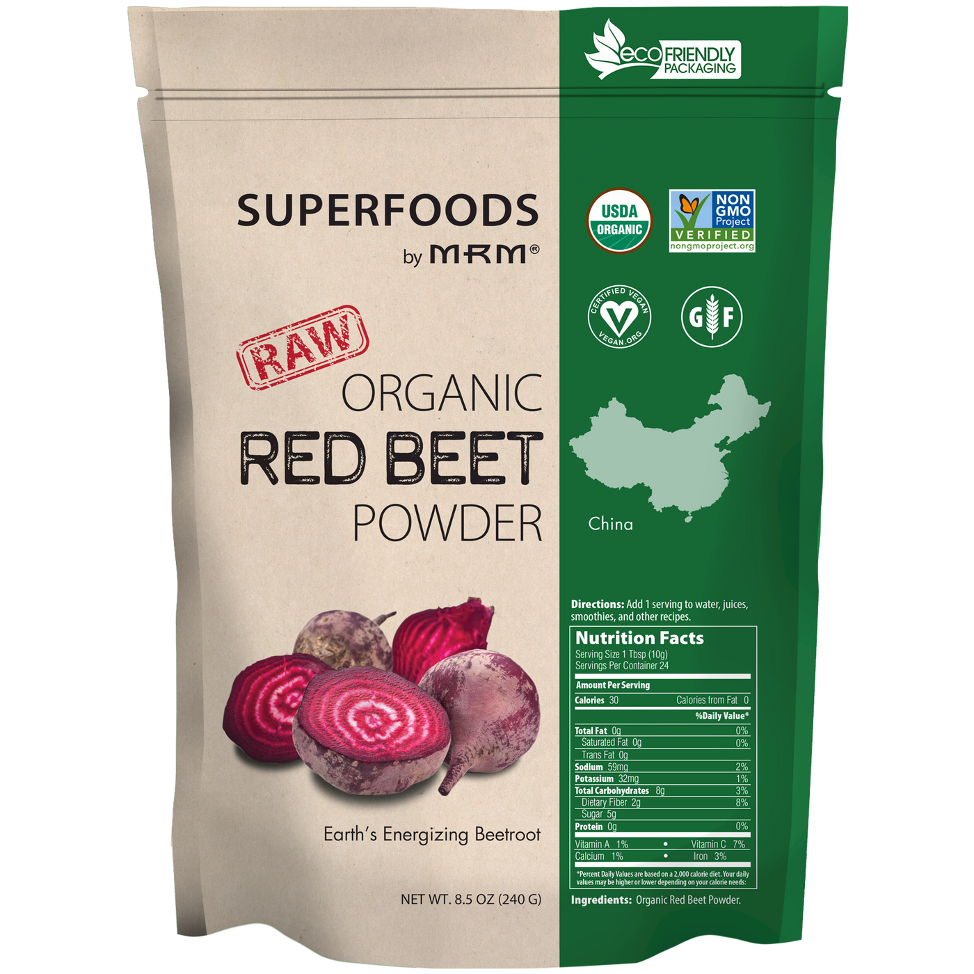Raw Organic Red Beet Powder  Curated Wellness