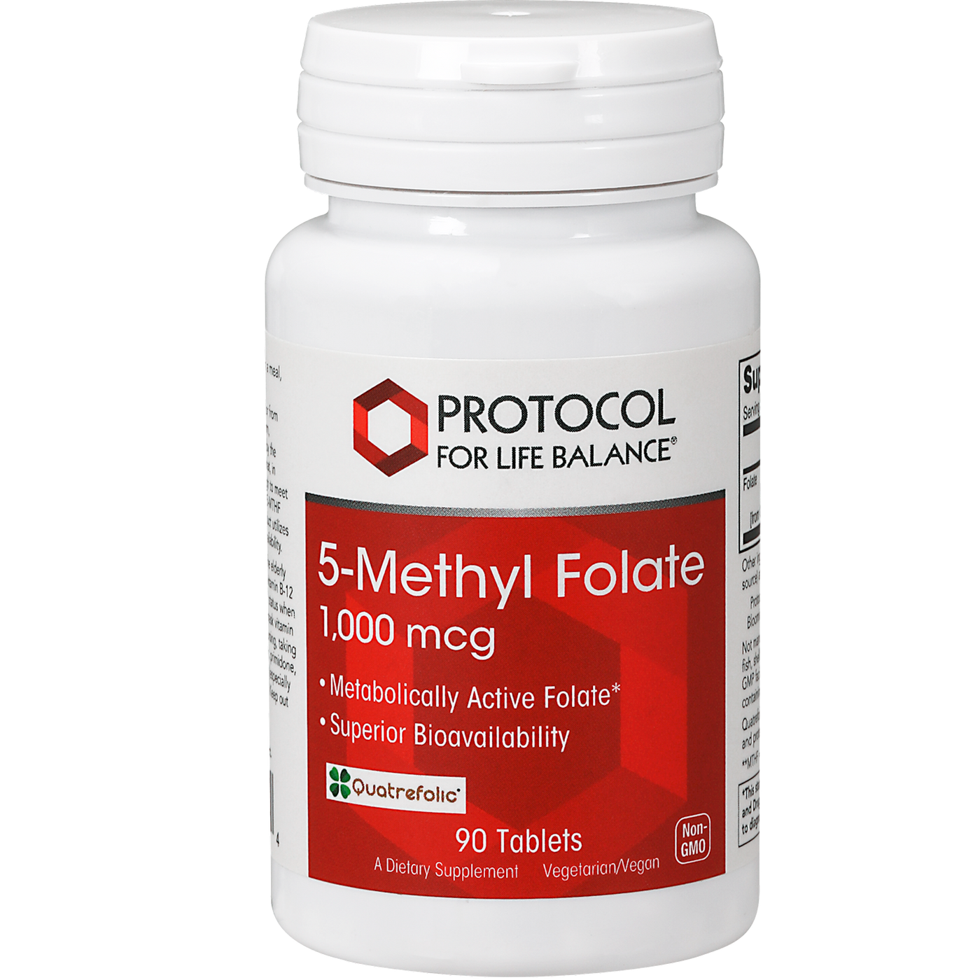 5-Methyl Folate 1000 mcg 90 tabs Curated Wellness