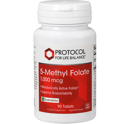 5-Methyl Folate 1000 mcg 90 tabs Curated Wellness