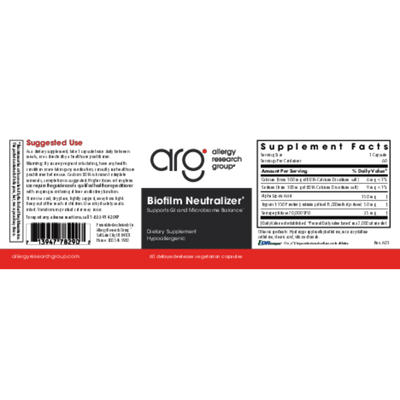 Biofilm Neutralizer* w/ EDTA 60 vegcaps Curated Wellness