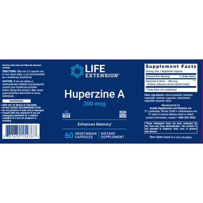 Huperzine A  Curated Wellness