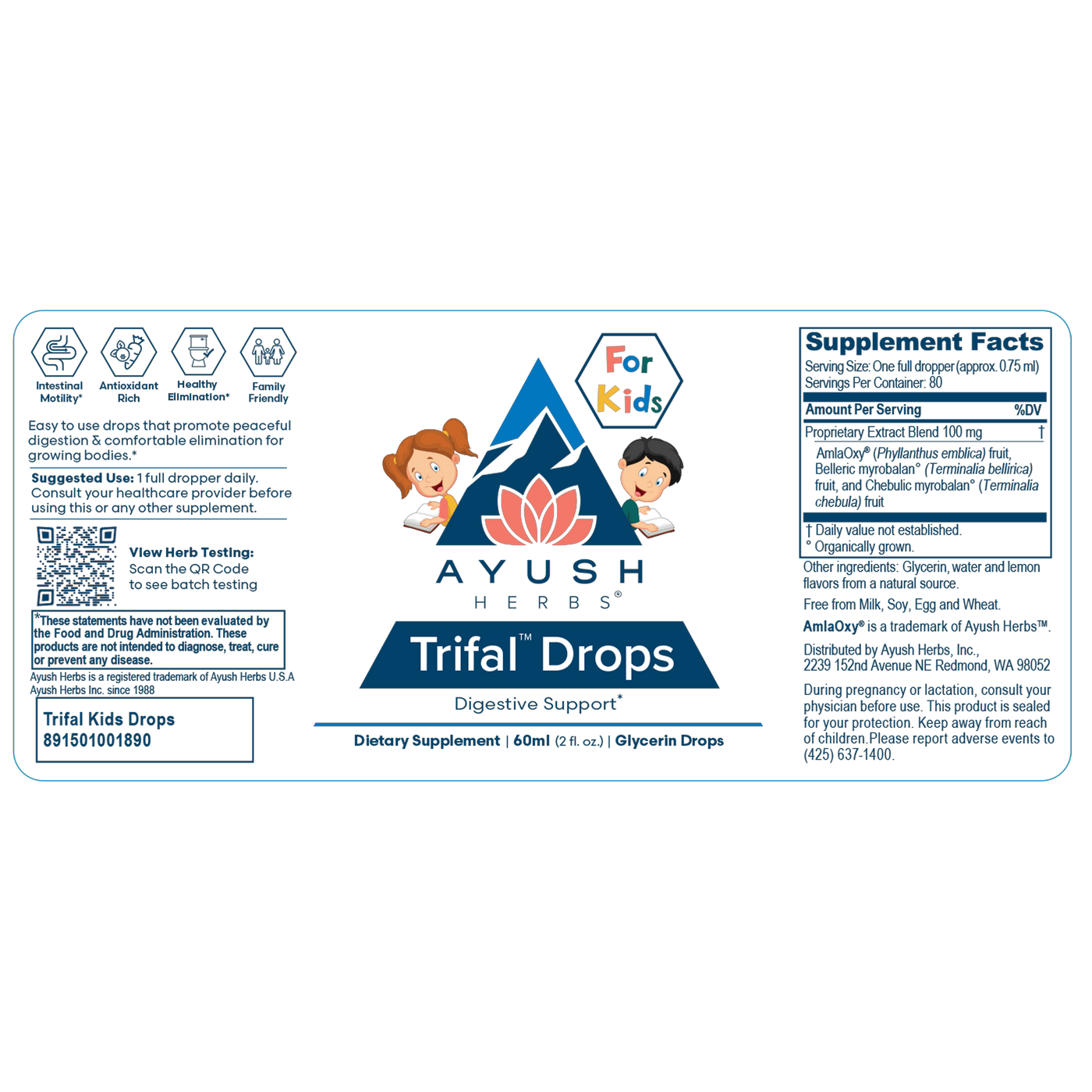 Trifal for Kids 2 fl oz Curated Wellness