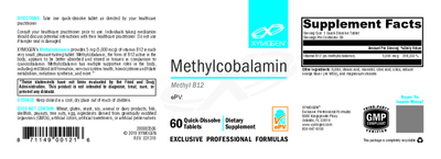 Methylcobalamin 60 Tablets Curated Wellness