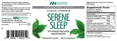 Serene Sleep 60 caps Curated Wellness