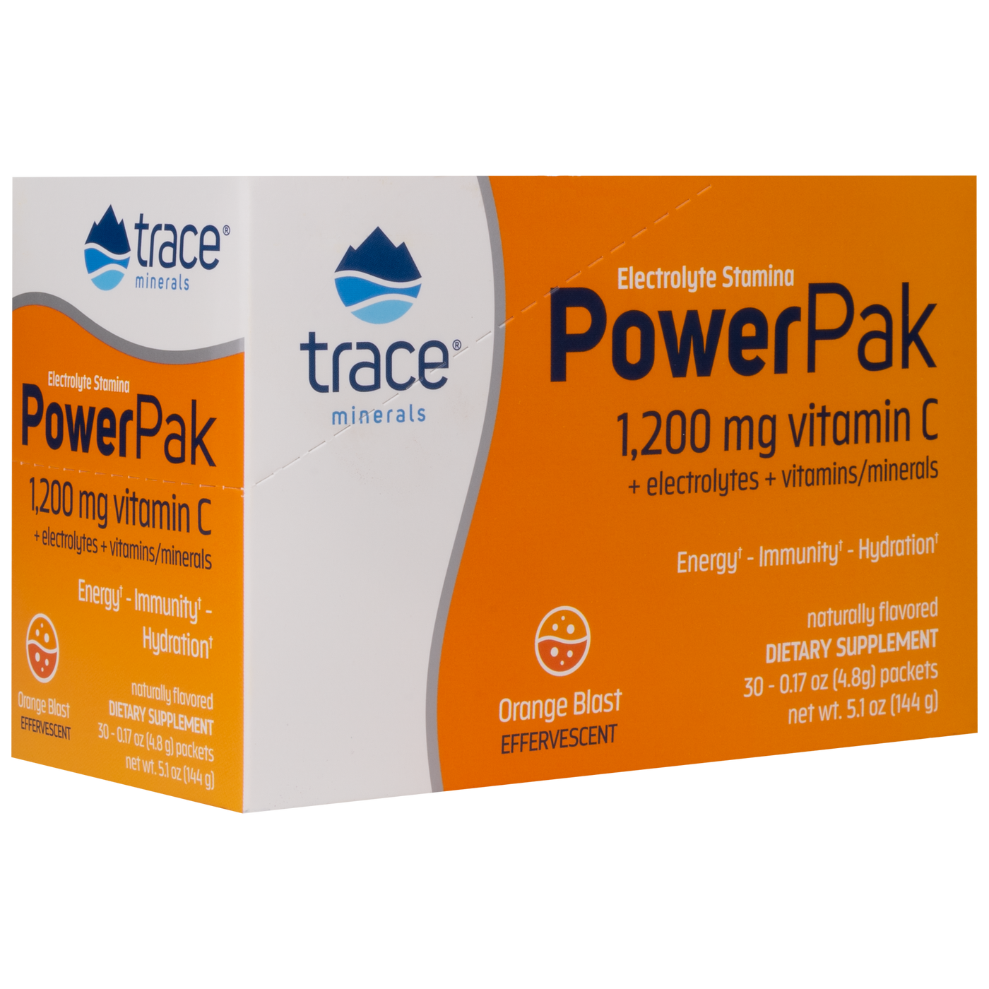 Power Pak Orange Blast 30 packets Curated Wellness