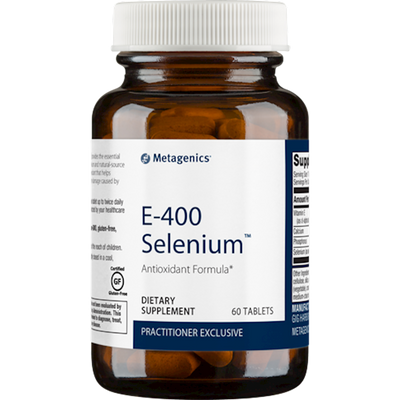 E-400 Selenium 60 tabs Curated Wellness