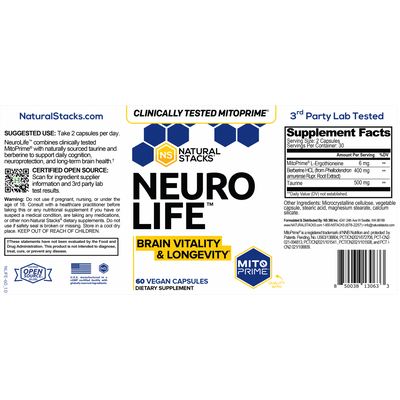 Neuro Life 60c Curated Wellness