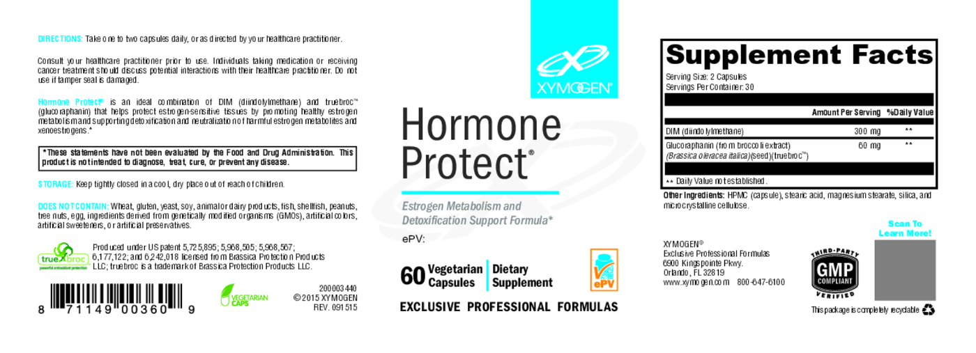 Hormone Protect 60 Capsules Curated Wellness