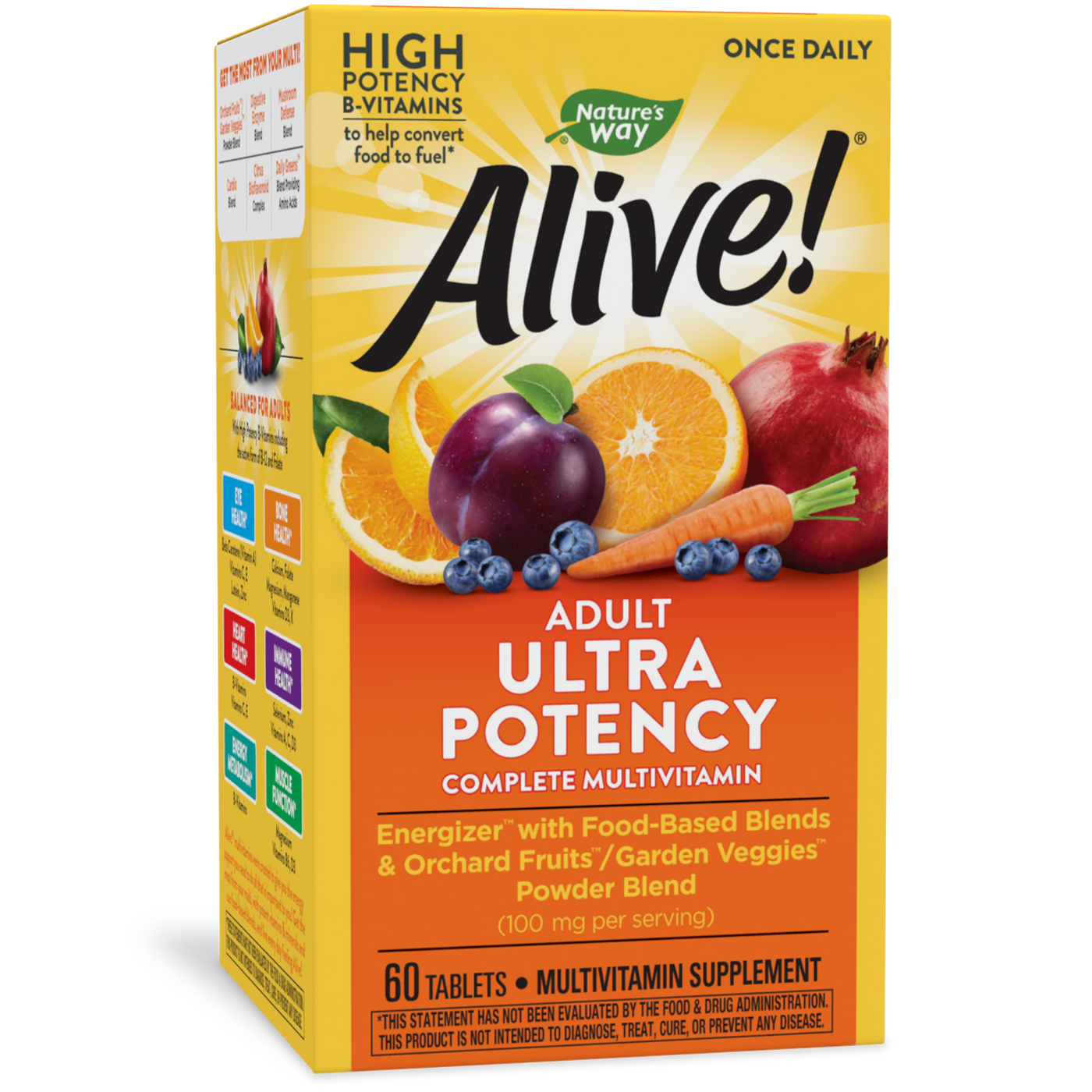 Alive! Adult Ultra Potency 1/day- 60 tab Curated Wellness