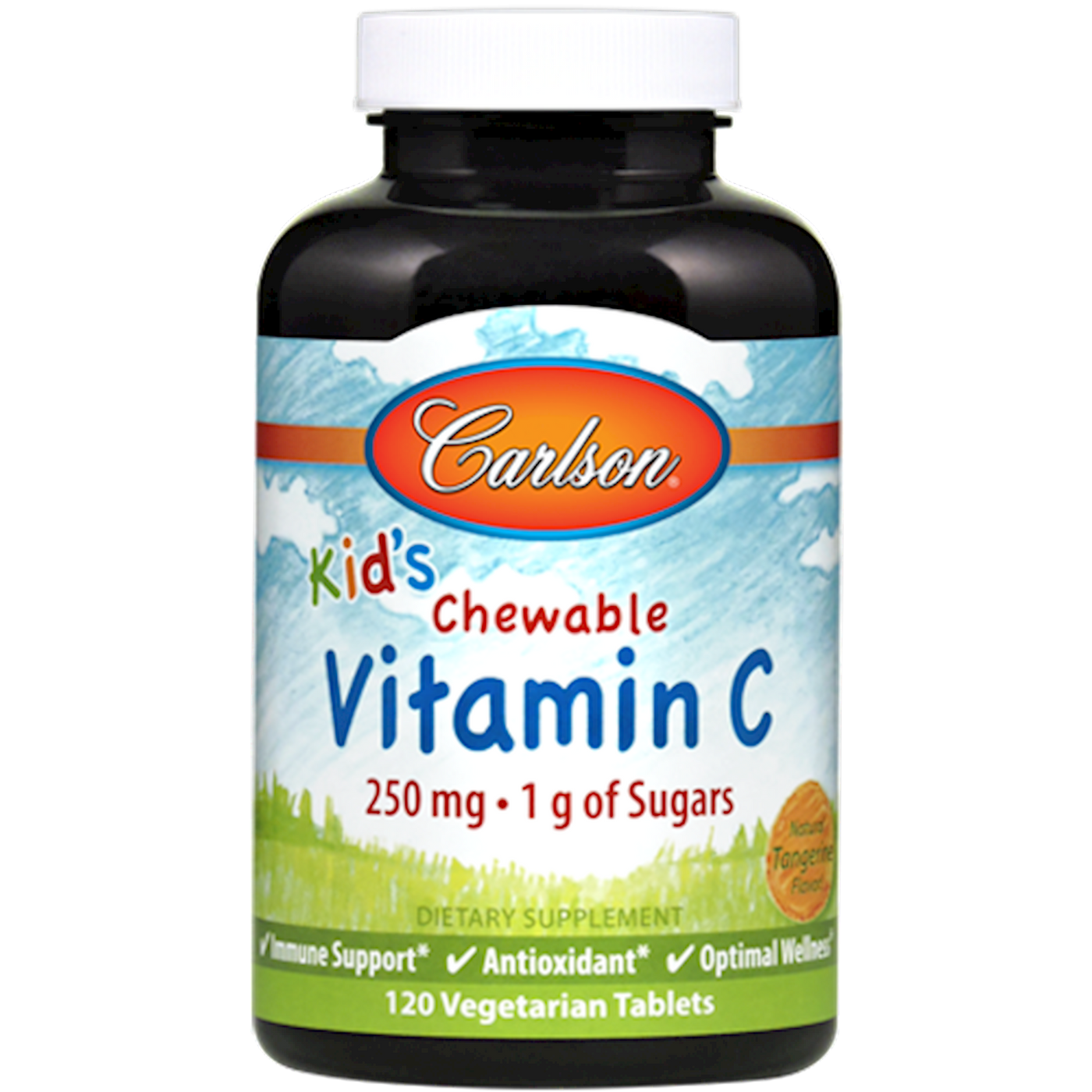 Kids Chewable Vitamin C 250 mg 120chew Curated Wellness
