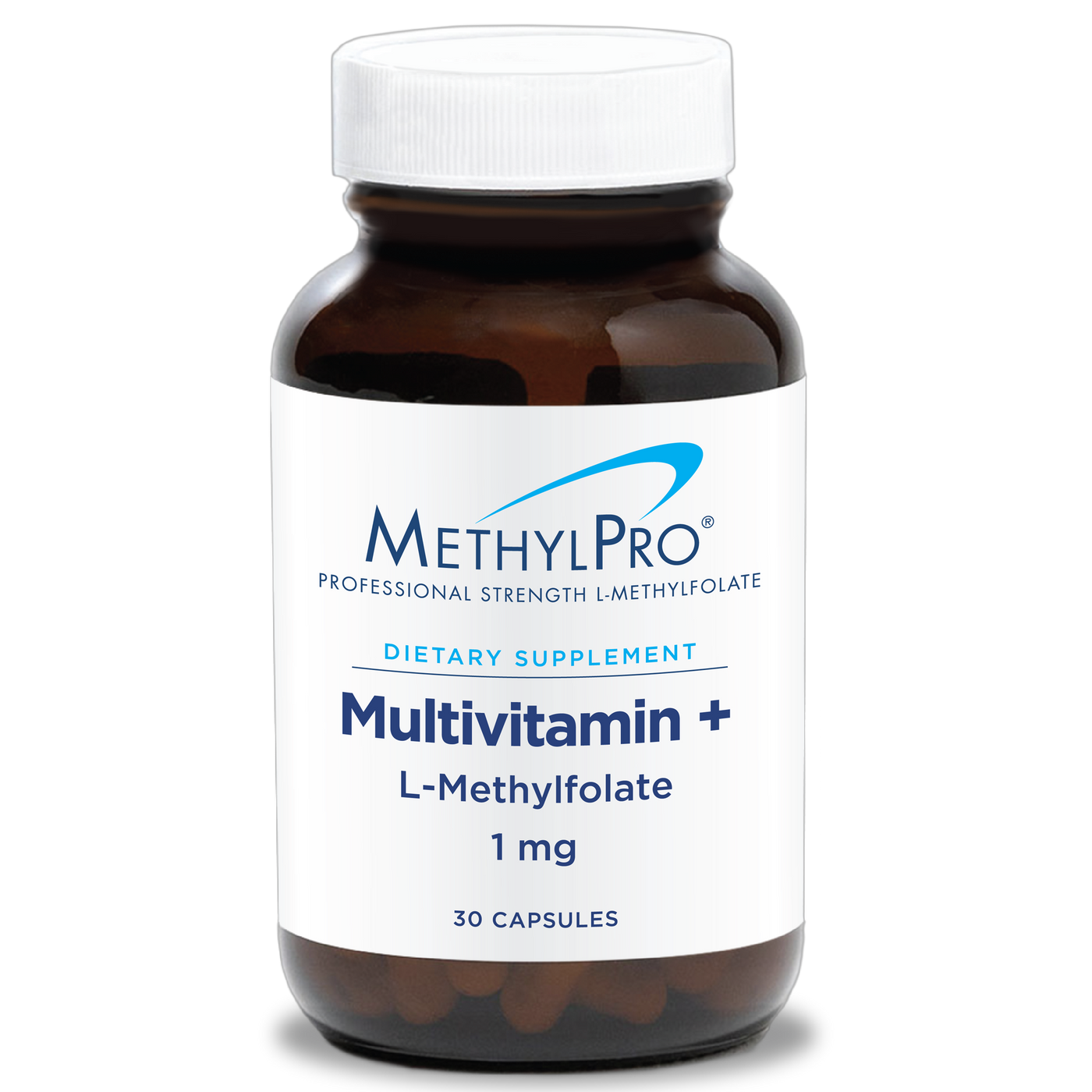 Multivitamin + 1mg L-Methylfolate 30c Curated Wellness