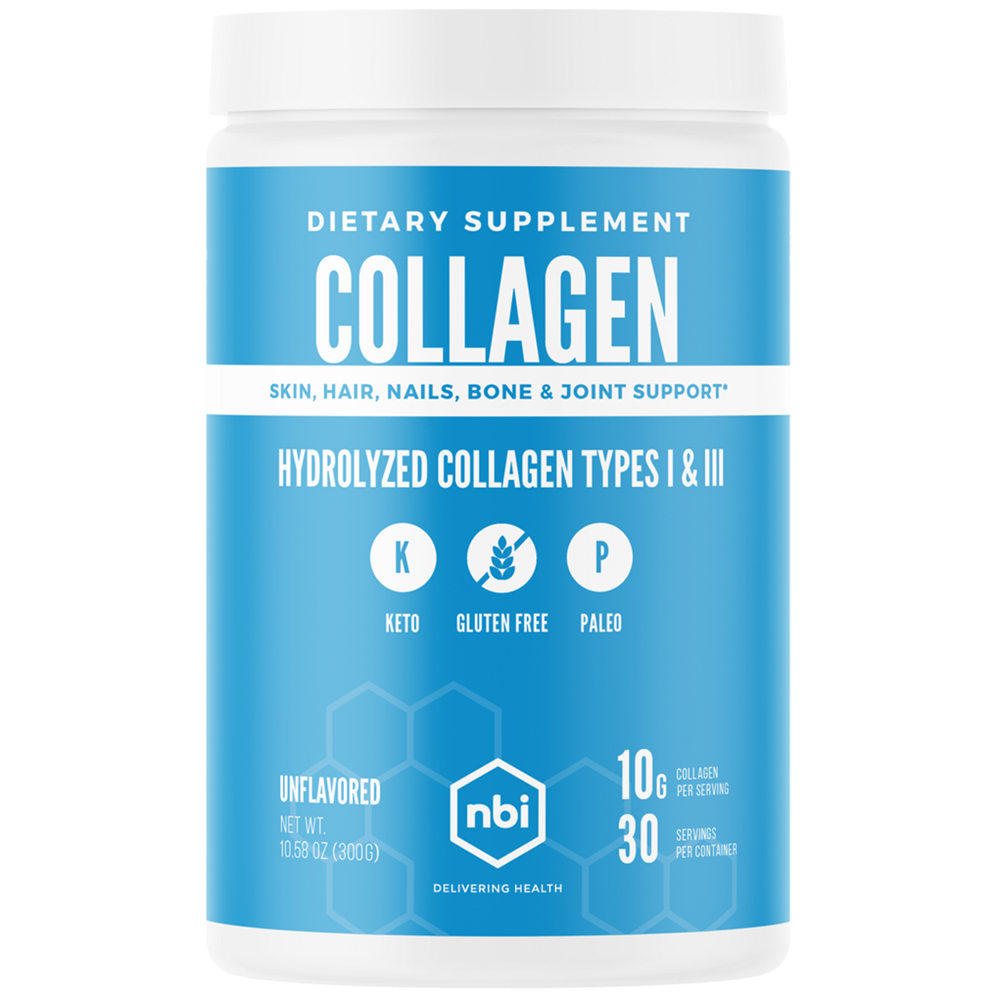 Collagen Types I & III Powder 300g Curated Wellness