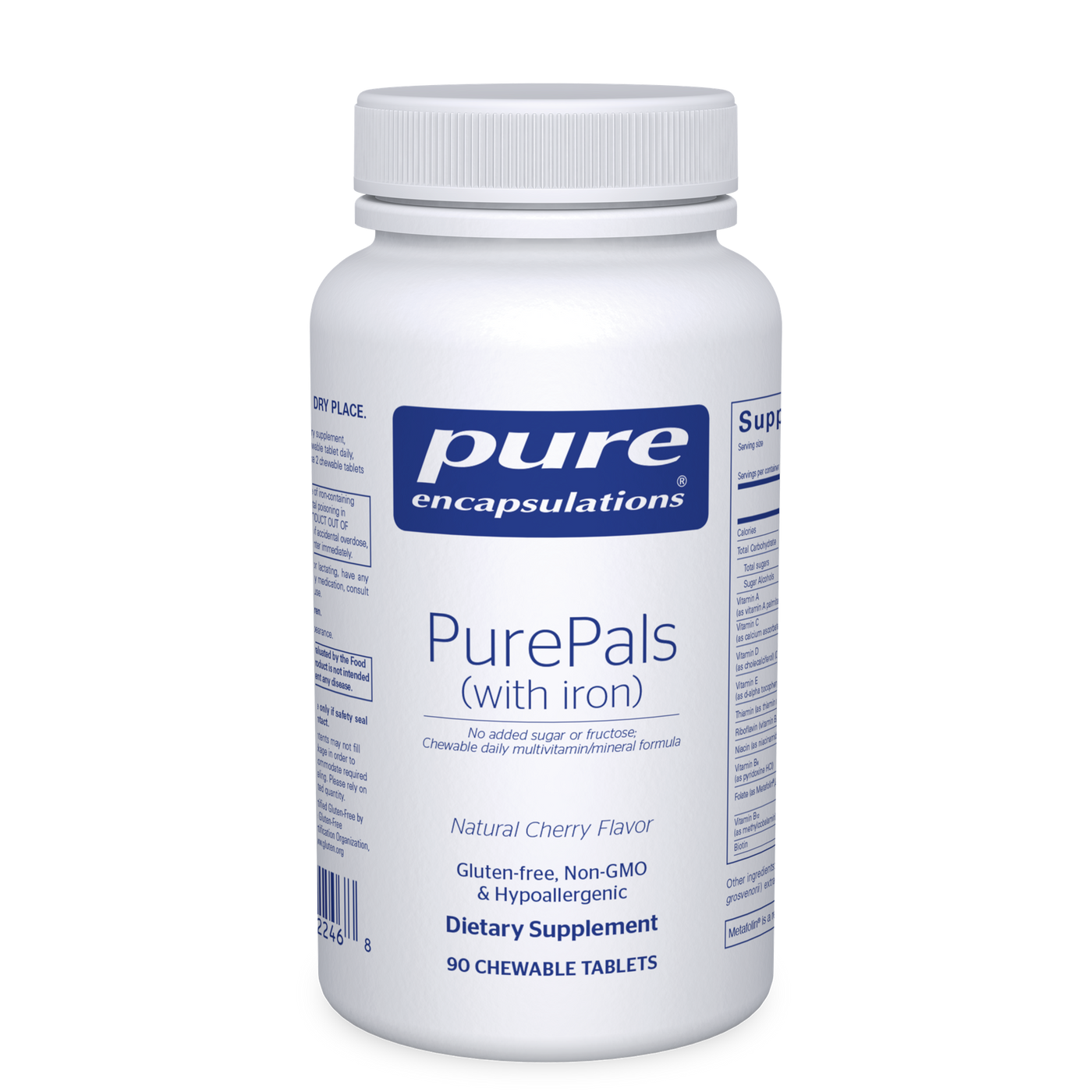 PurePals (with iron) 90 chewtabs Curated Wellness