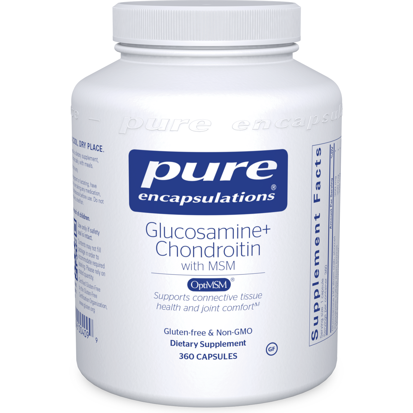 Glucosamine Chondroitin w/MSM 360 caps Curated Wellness