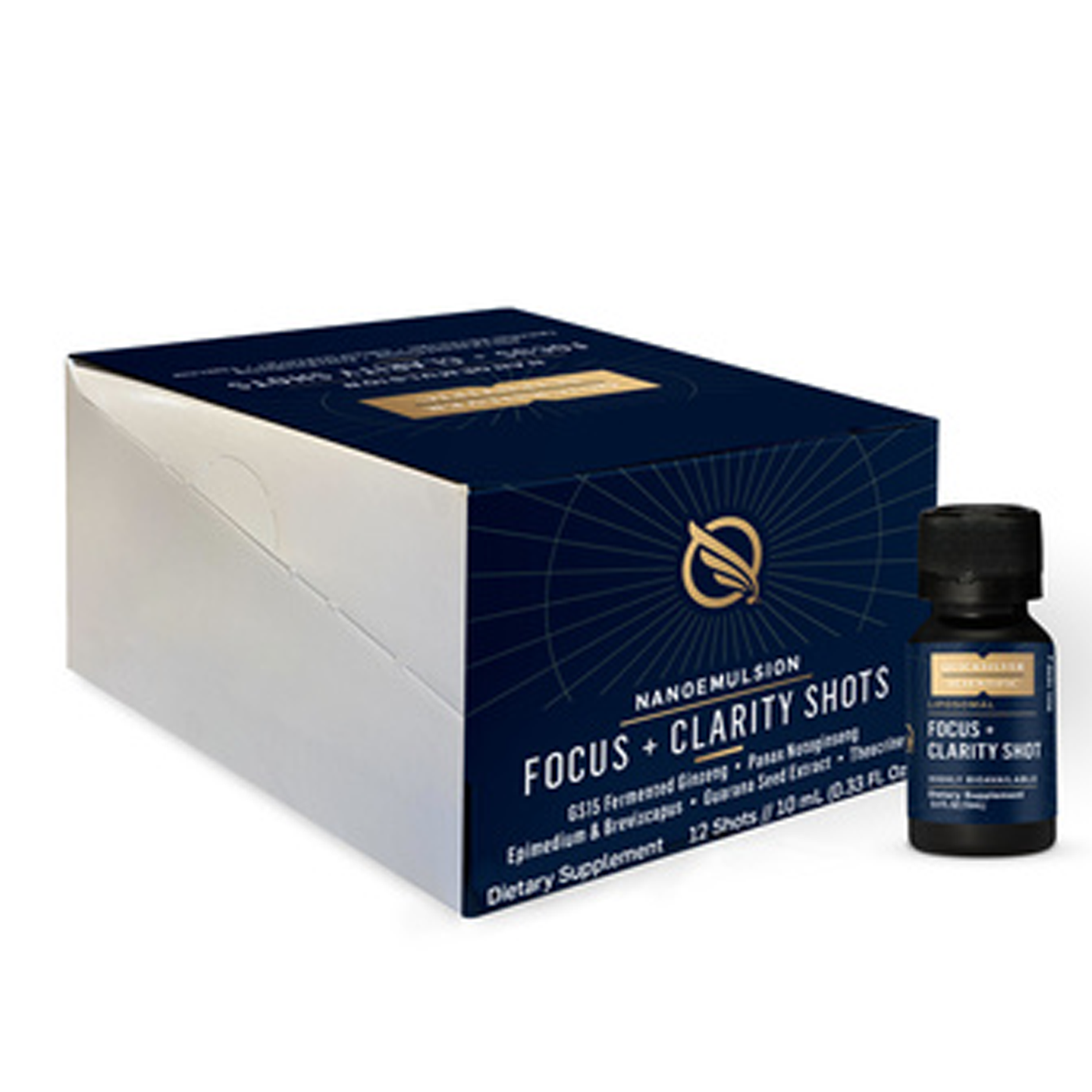 Focus + Clarity Shot 12-Pack Curated Wellness