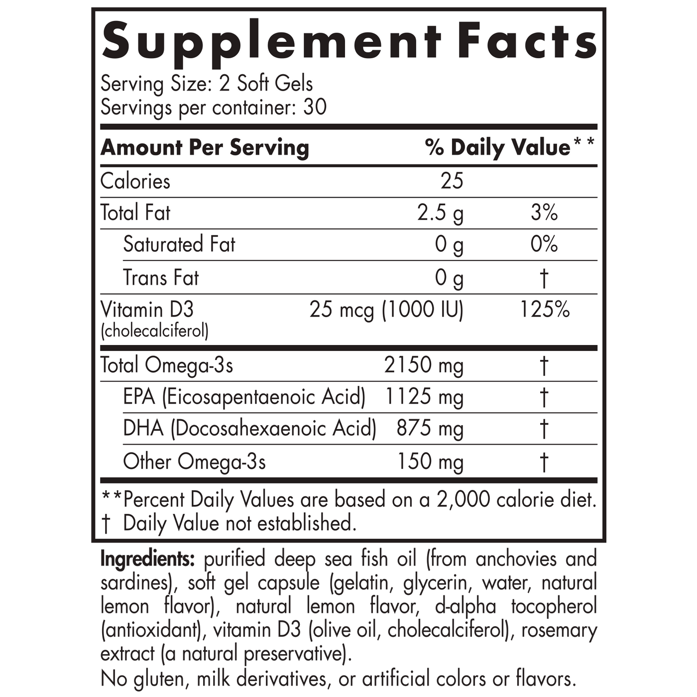 ProOmega 2000-D  Curated Wellness