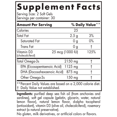 ProOmega 2000-D  Curated Wellness