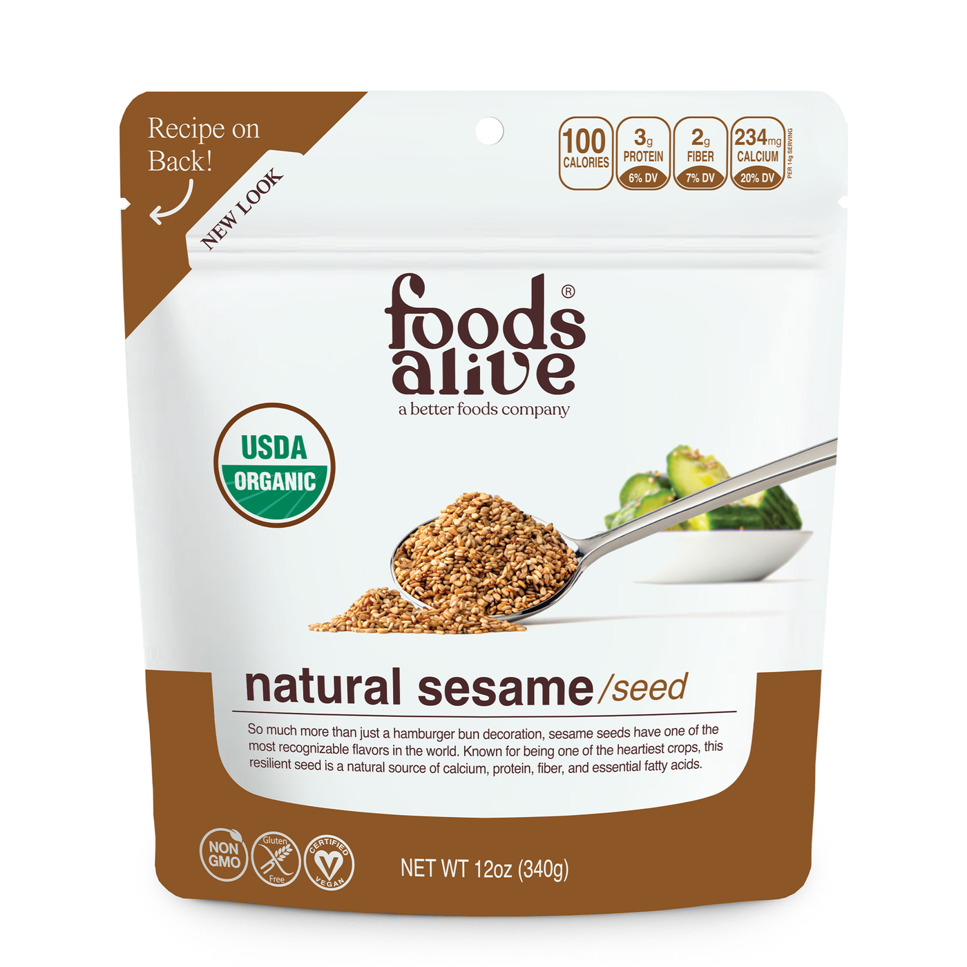Organic Natural Sesame Seeds  Curated Wellness