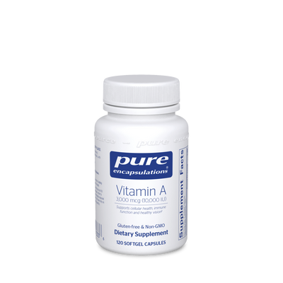 Vitamin A 10,000 IU 120 gels Curated Wellness