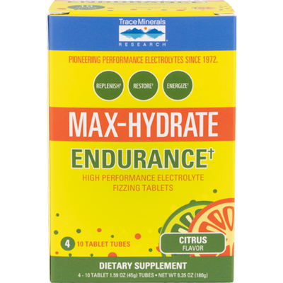 Max-Hydrate Endurance 4 tubes Curated Wellness