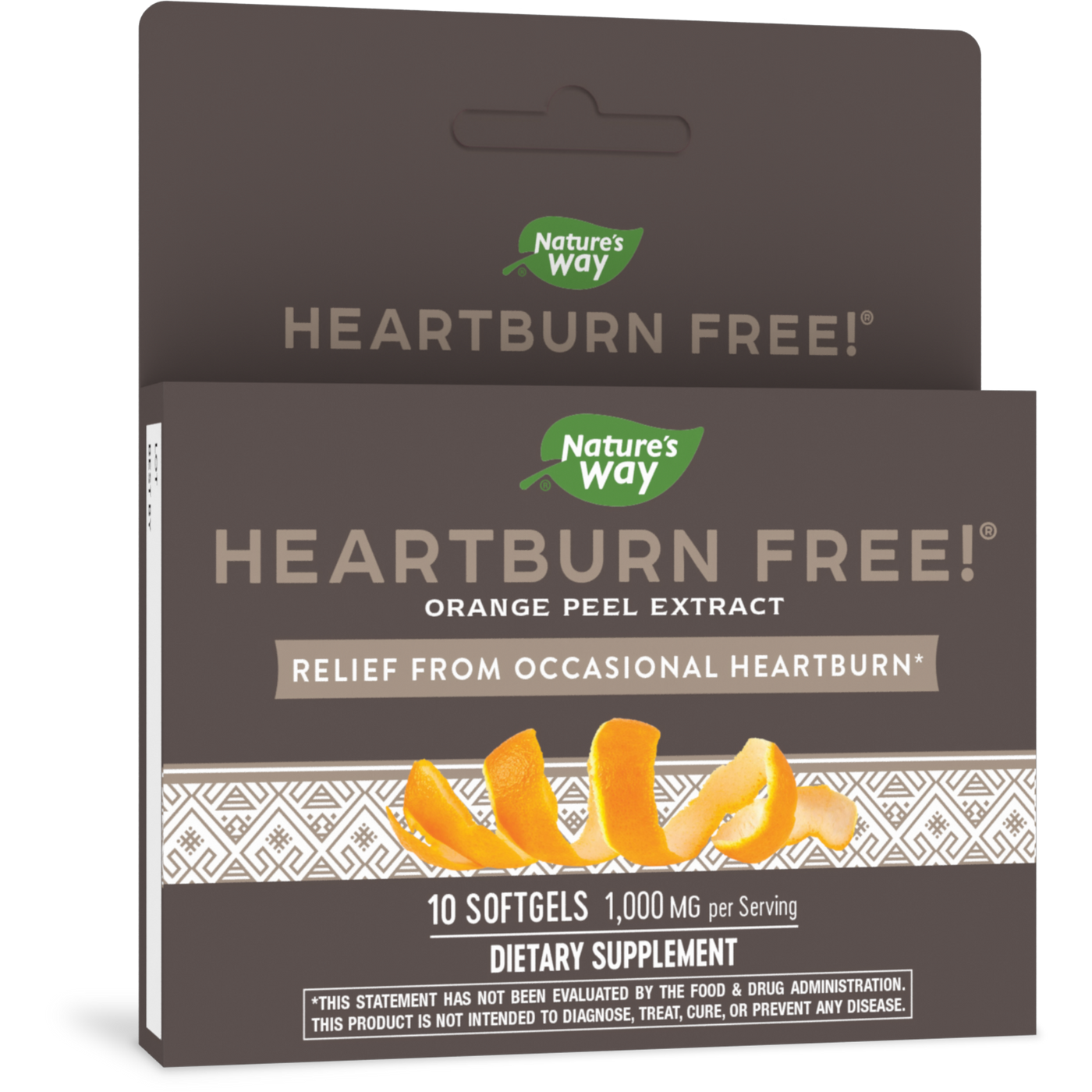 Heartburn Free 1000 mg 10 gels Curated Wellness