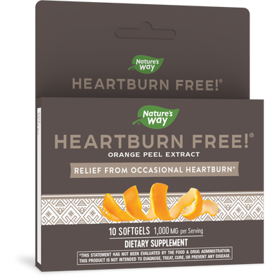 Heartburn Free 1000 mg 10 gels Curated Wellness