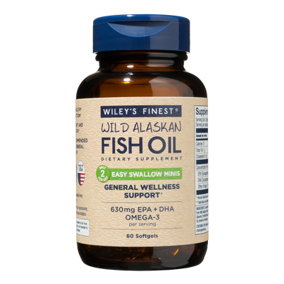 Wild Alaskan Fish Oil 60 mini gels Curated Wellness