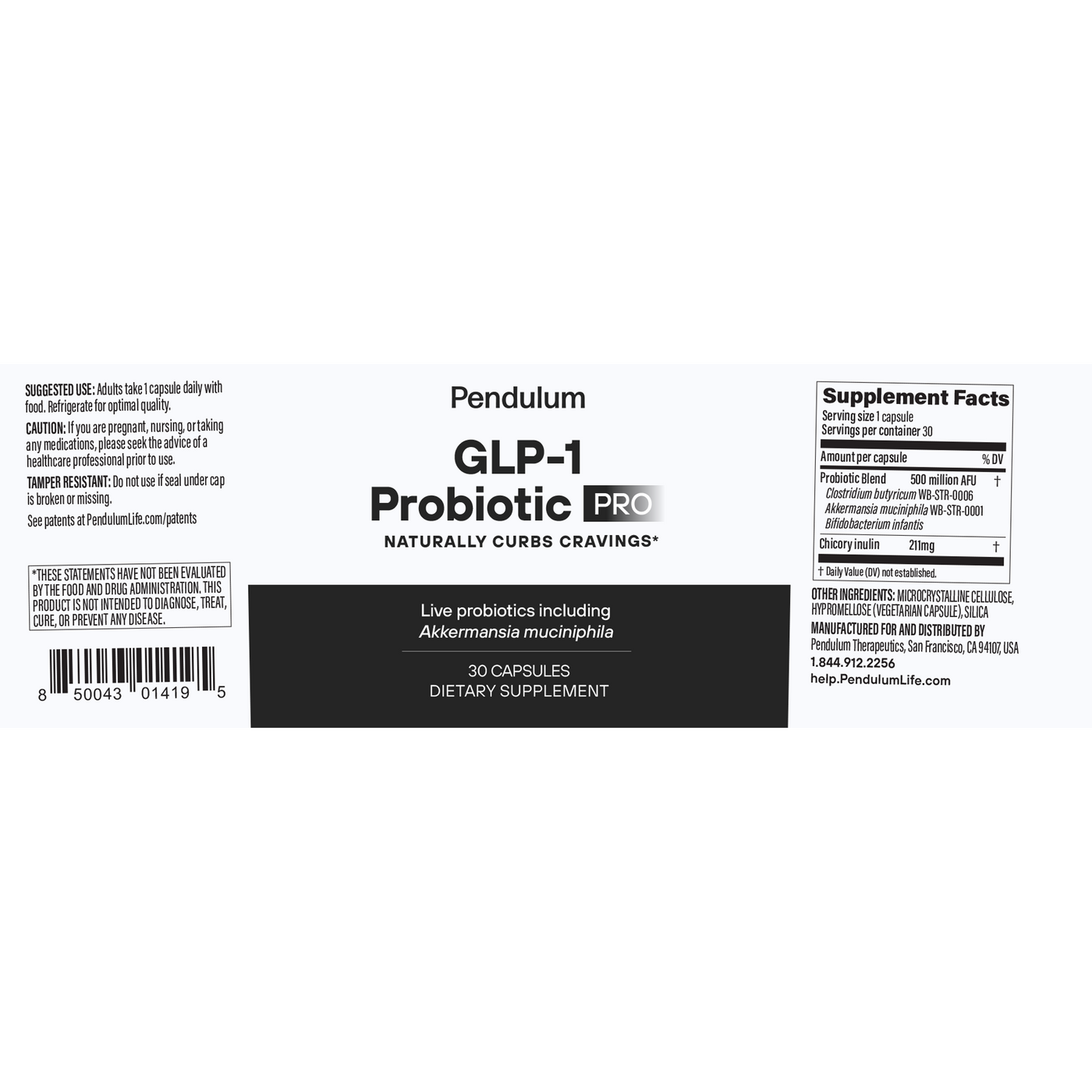 GLP-1 Probiotic Pro 30c Curated Wellness
