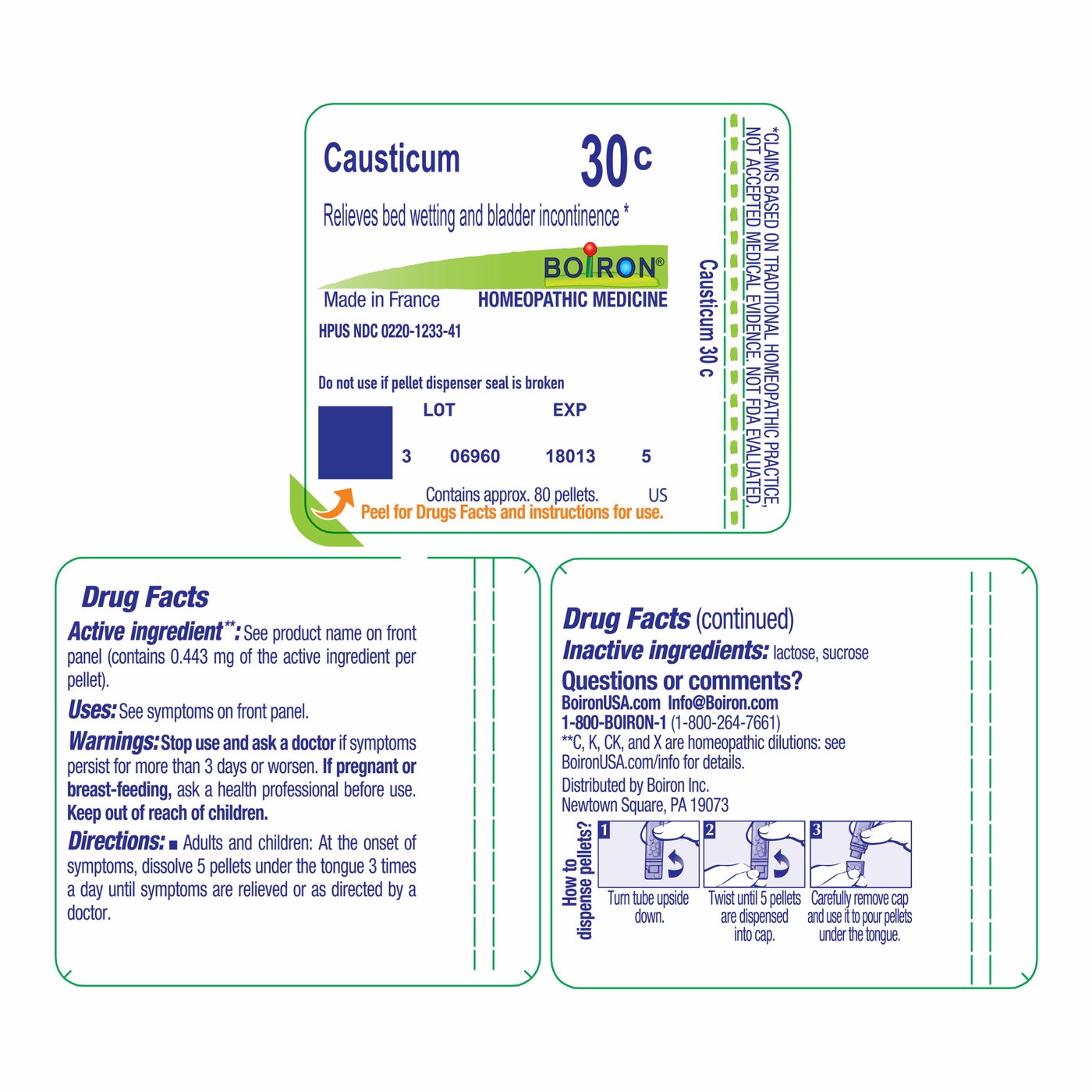 Causticum 30C 80 plts Curated Wellness