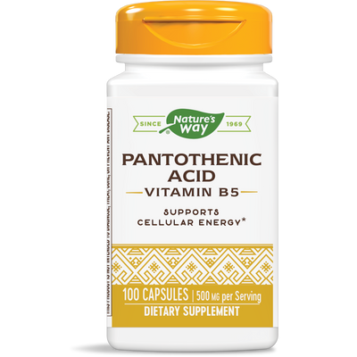 Pantothenic Acid 500 mg  Curated Wellness